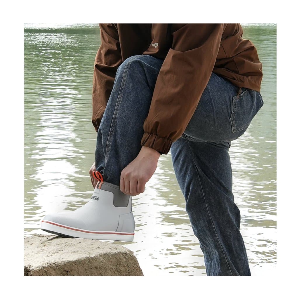 Pánské kotníkové holínky, voděodolné, protiskluzové, pracovní, velikost 10 US