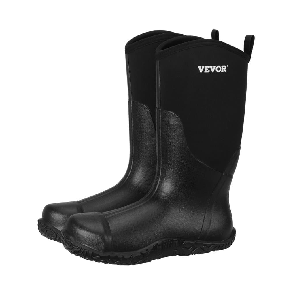 Pánské gumové pracovní holínky s ocelovou špičkou, velikost 10 US