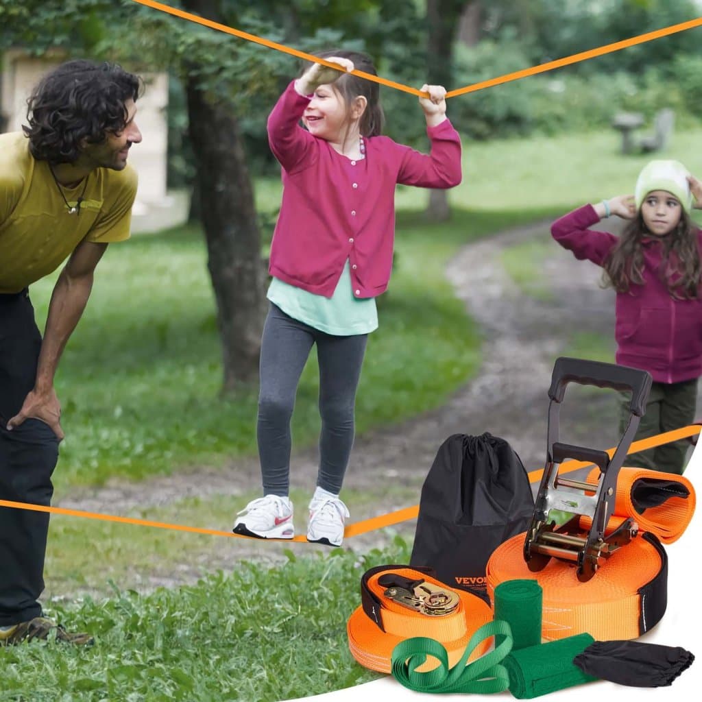 Sada pro slackline s chrániči stromů