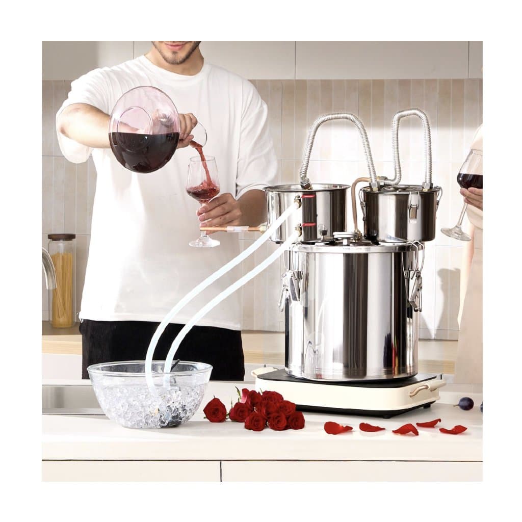 Destilátor alkoholu Moonshine 5 gal s thumper sudem a 8W vodním čerpadlem