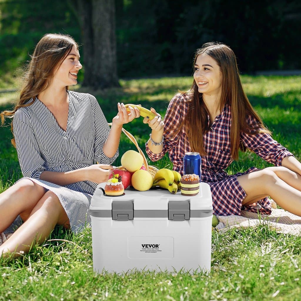 Přenosná chladicí taška 21 QT, izolační, kapacita 30 plechovek, s madly a popruhem