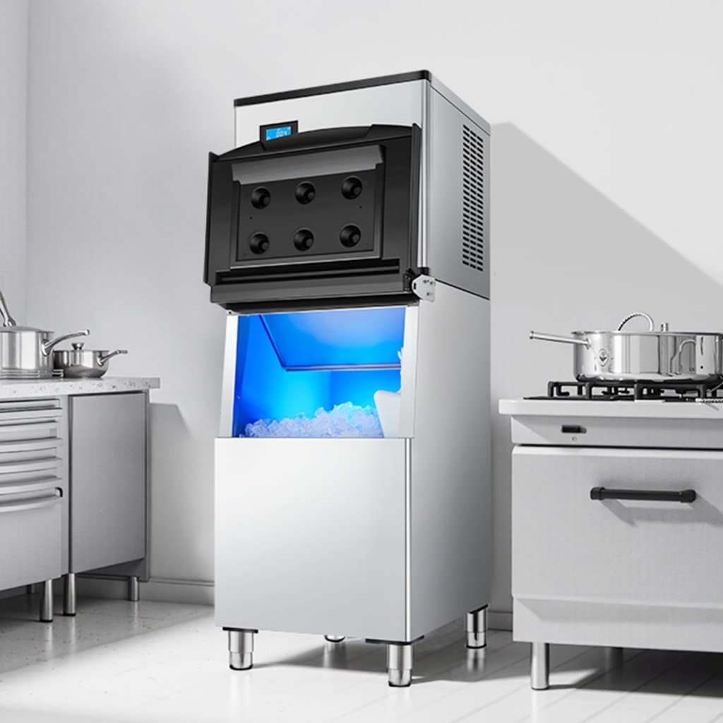 Zásobník na led pro komerční výrobníky ledu, kapacita 250 lb, s filtrem