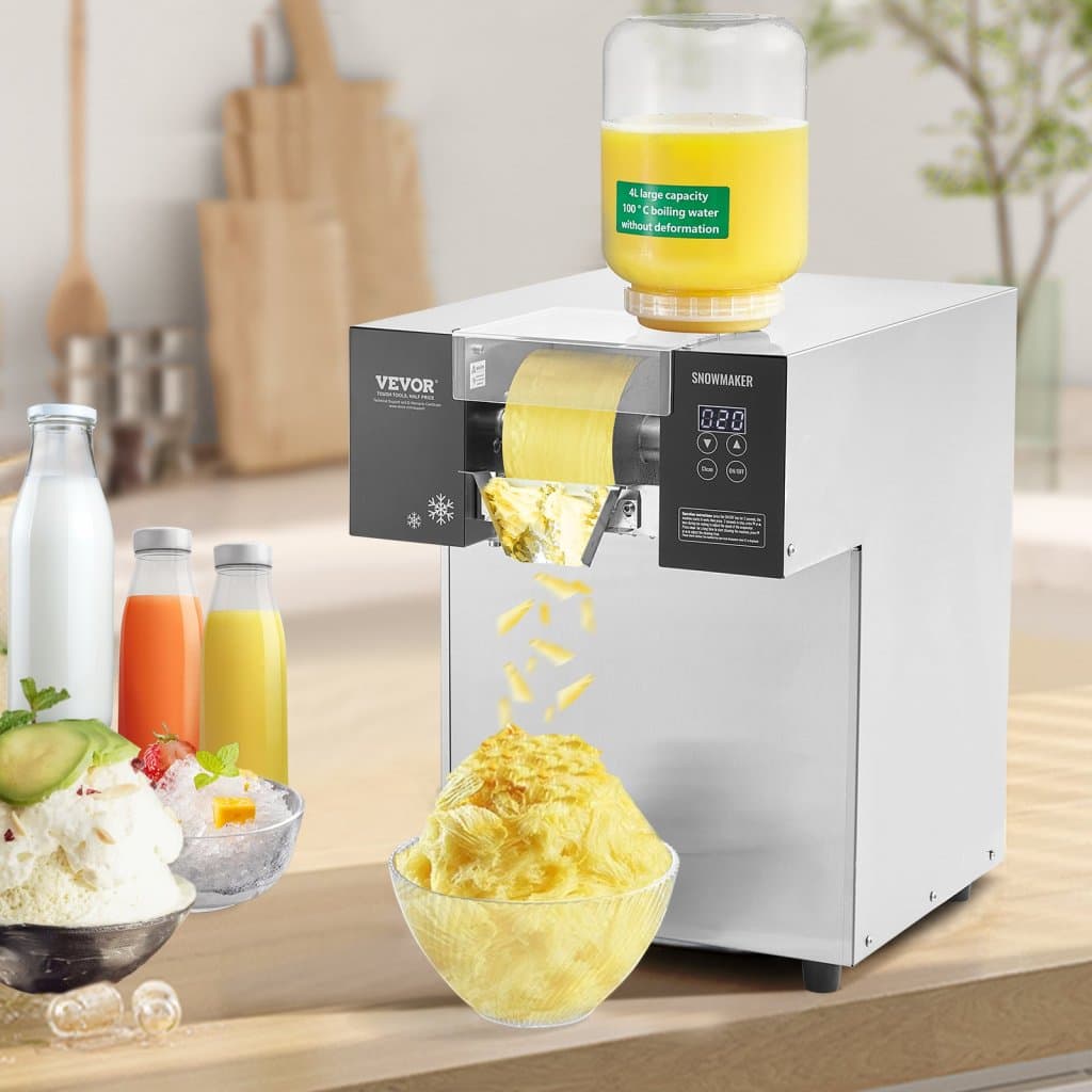 Komerční stroj na výrobu vločkového ledu z nerezové oceli 385 lb/24 h