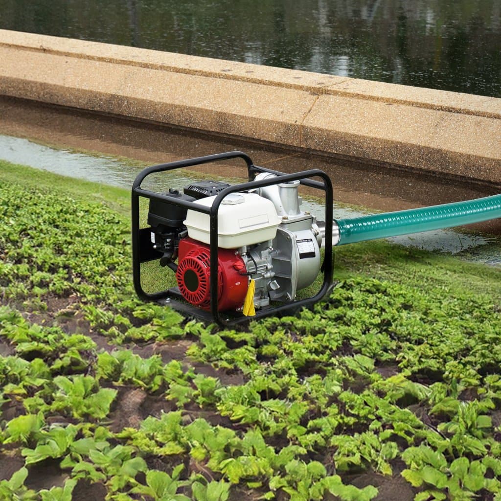 Sací hadice 2 palce x 20 stop, zelená, vysoká kvalita, kompletní hadicové přípojky