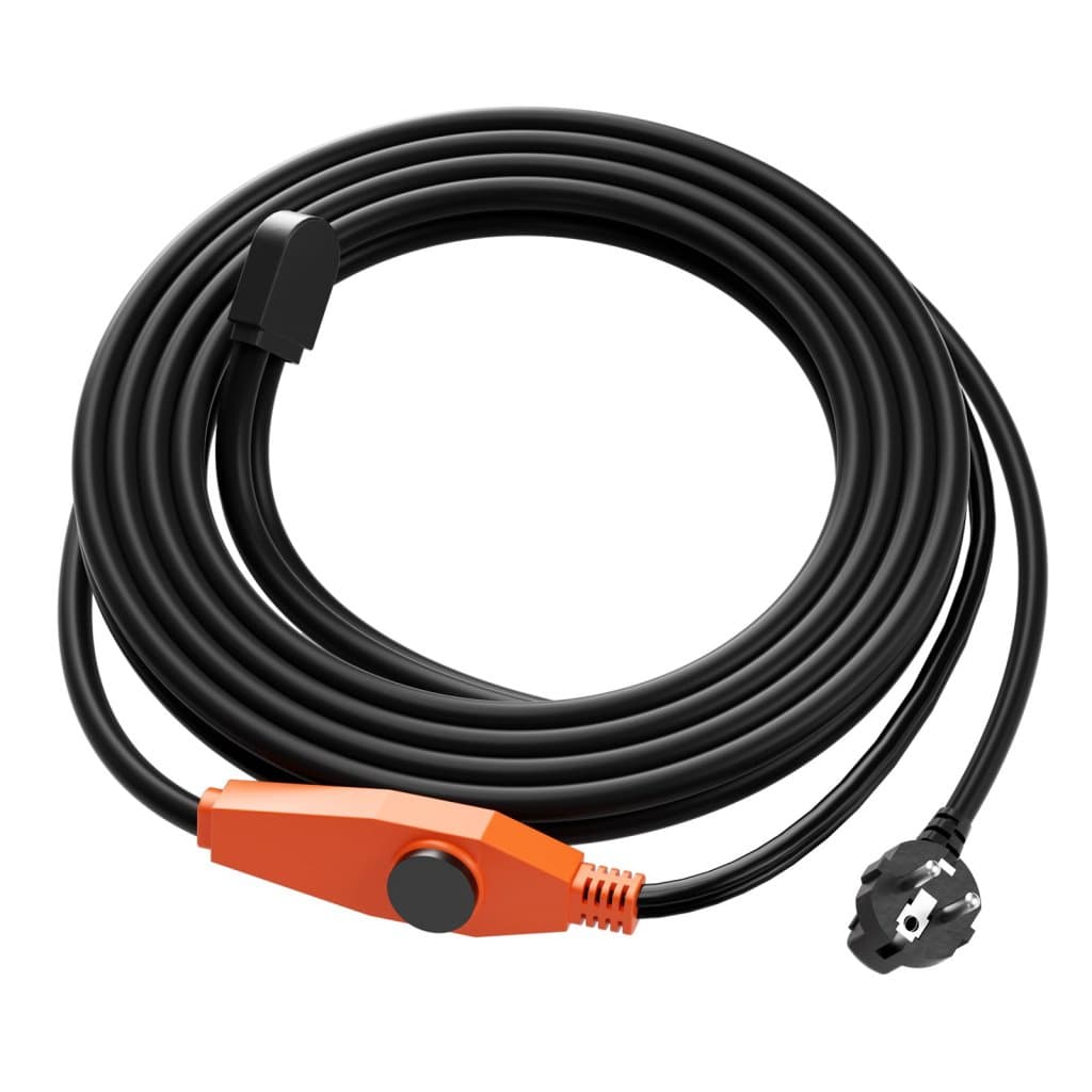 Topný kabel pro trubky 4 m 23 W/m, topná páska pro trubky s vestavěným termostatem