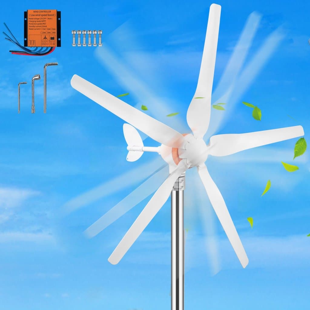 Větrný generátor 500 W s MPPT regulátorem