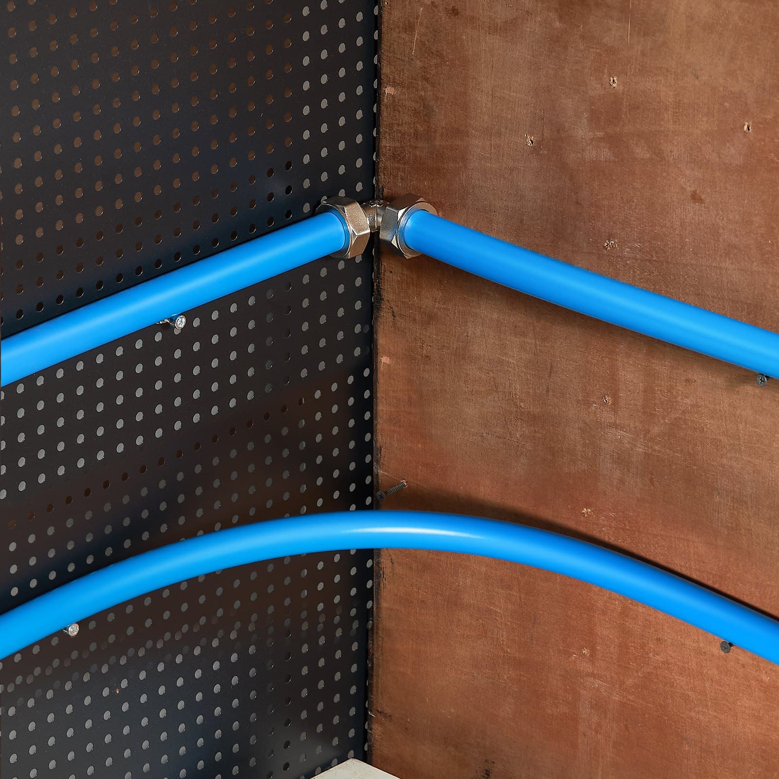 Sada hadic pro kompresor 3/4'' x 100FT, systém vzduchových hadic HDPE/hliník, modrá