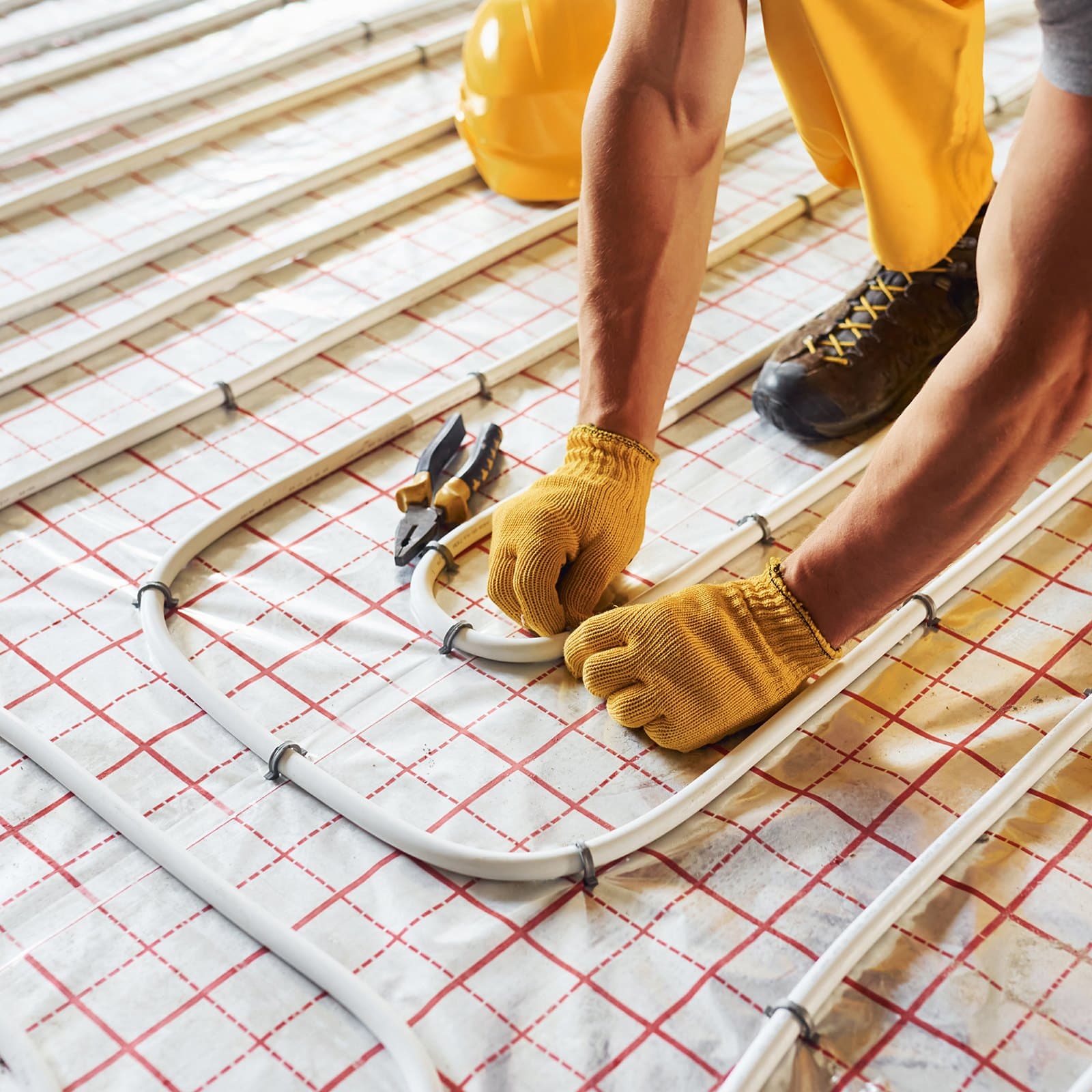 PEX-AL-PEX trubka, 200 m, průměr 16 mm, hliníko-plastová kompozitní trubka, kyslíková bariéra, PEX trubka pro podlahové vytápění, tloušťka 2 mm, instalace topení pro podlahové vytápění, vnitřní hliníková vrstva, PEX trubka