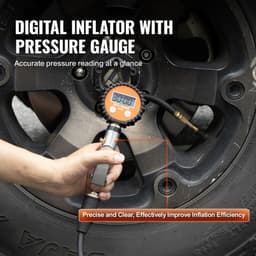 12 V, odolný vzduchový kompresor se soupravou nádob 6 l, přenosné čerpadlo na pneumatiky 6,35 CFM, 150 PSI, terénní kompresor se digitálním manometrem pro huštění pneumatik u nákladních vozů, osobních vozů, SUV, 4x4 a obytných vozidel - miniatura 7