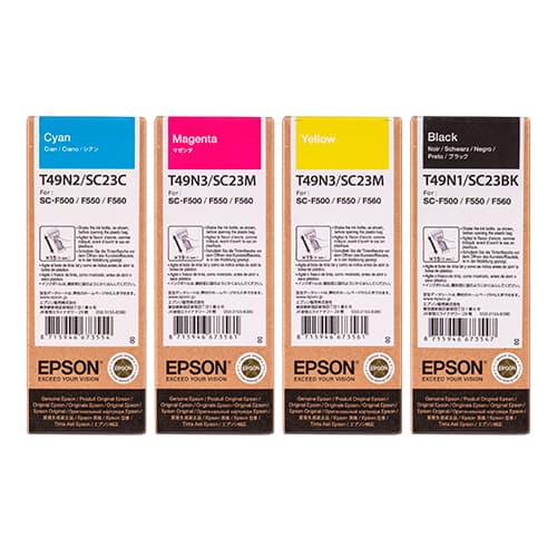 Epson UltraChrome DS, pro SureColor F500/F100, lahvička 140 ml, různé barvy