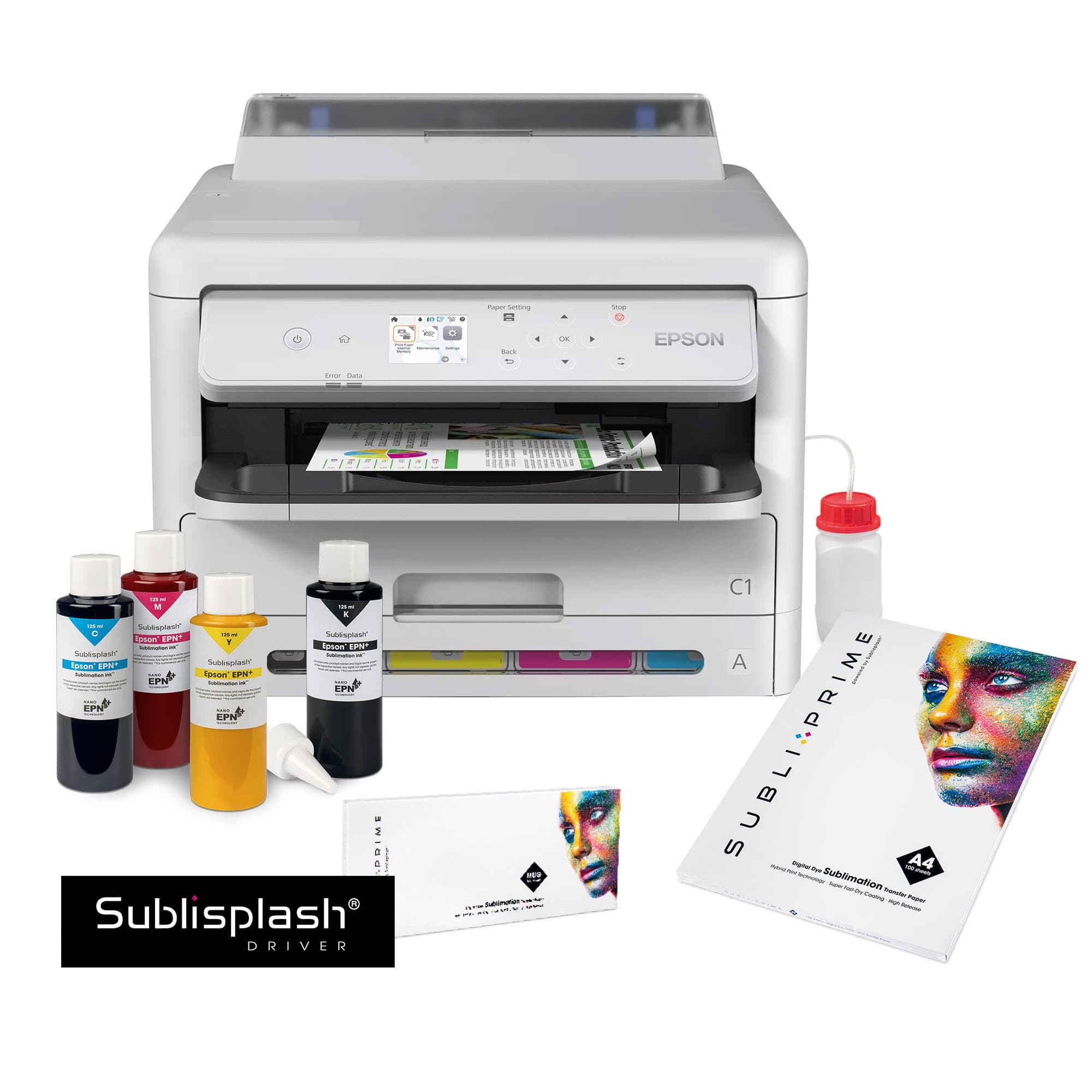Startovací sada inkoustové tiskárny Epson Workforce, formát A4, skládající se z: