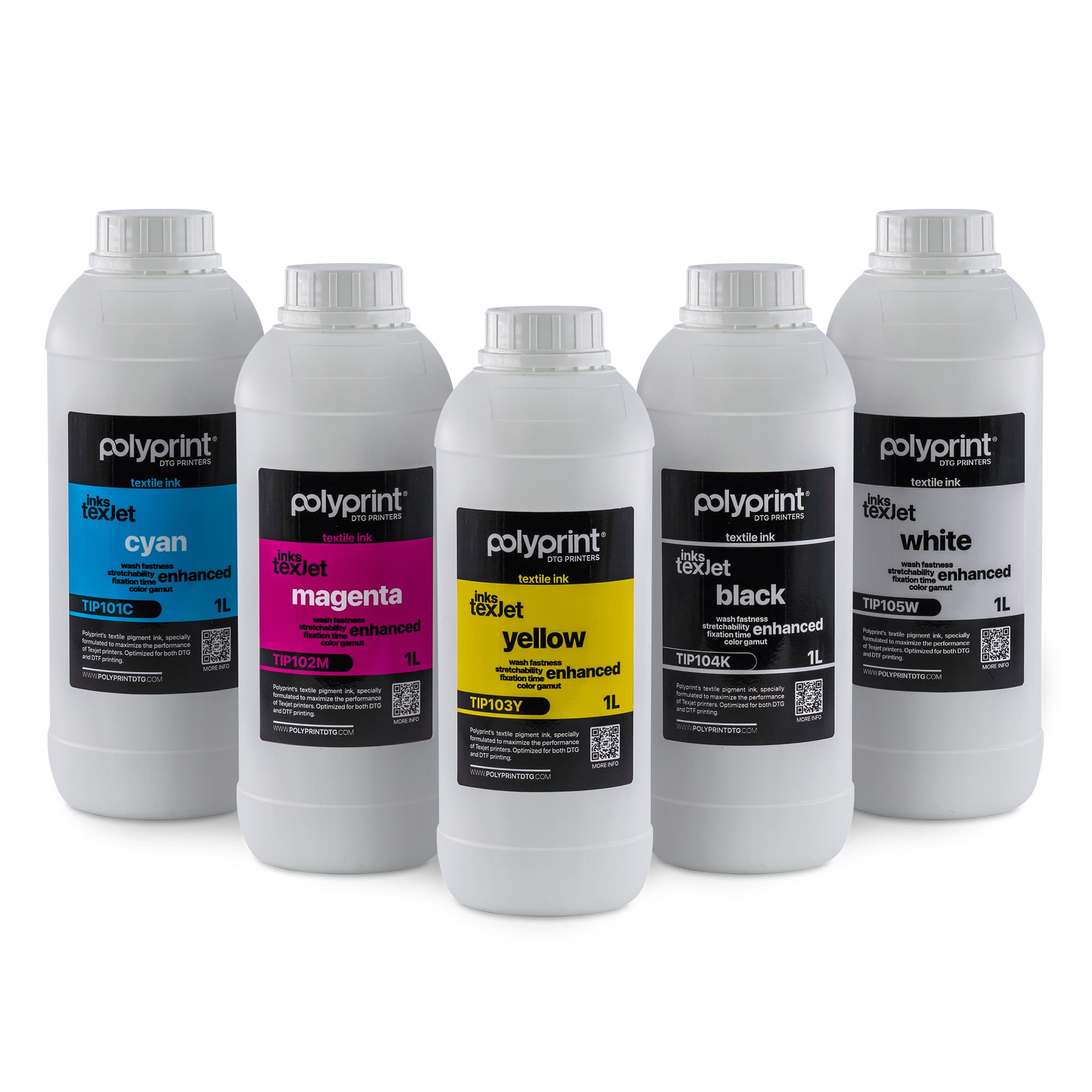 Inkoust TexJet® pro textilní tiskárny, řada NG, různé barvy, lahvička 1 000 ml