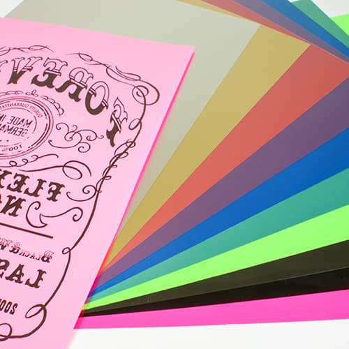 Flex-Soft (bez řezu), A-fólie, různé rozměry, různé barvy