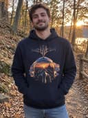 Top Gun – Střemhlav – pánská mikina s kapucí a potiskem (B&C #Hoodie)