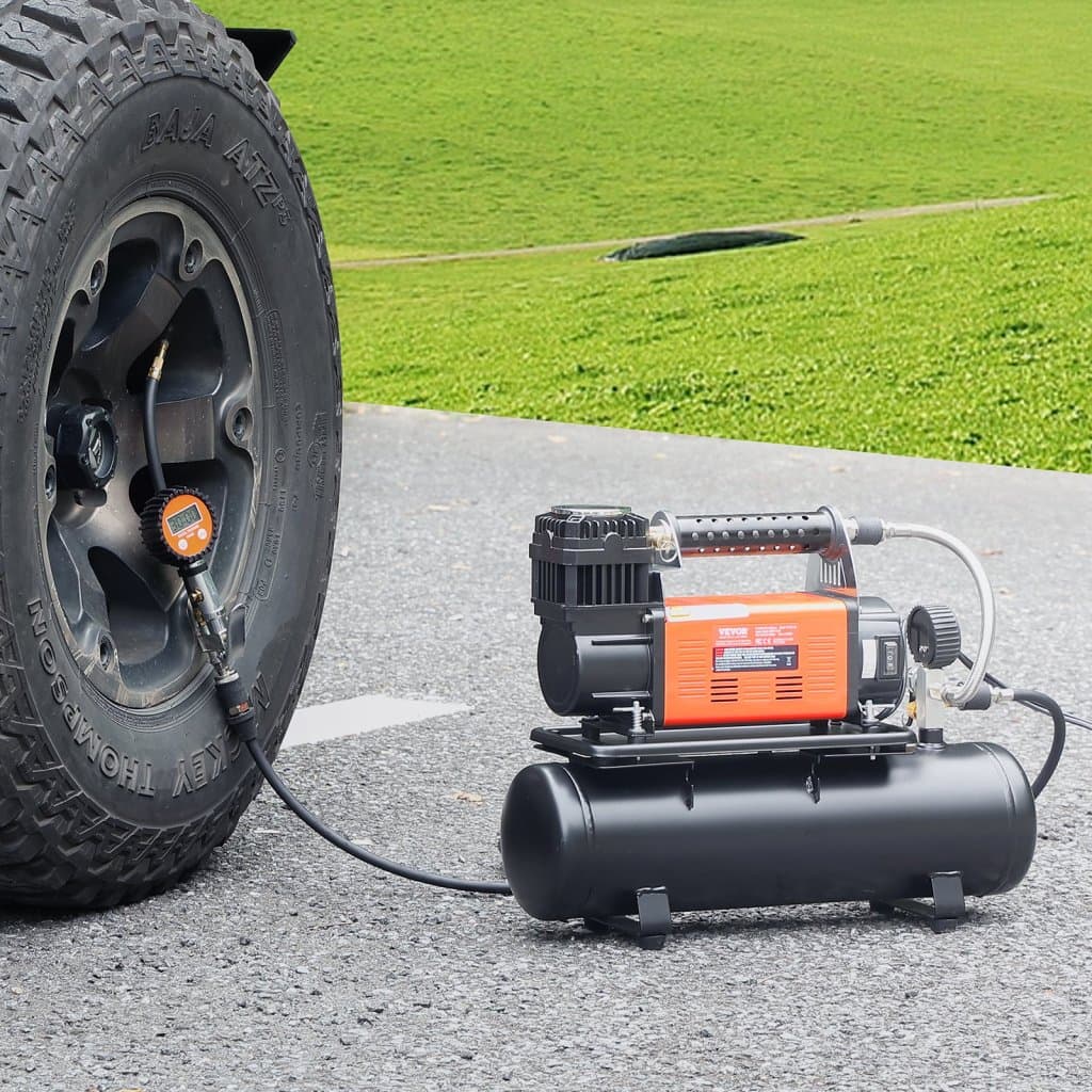 Vzduchový kompresor 12 V 150 PSI s nádrží 6 l