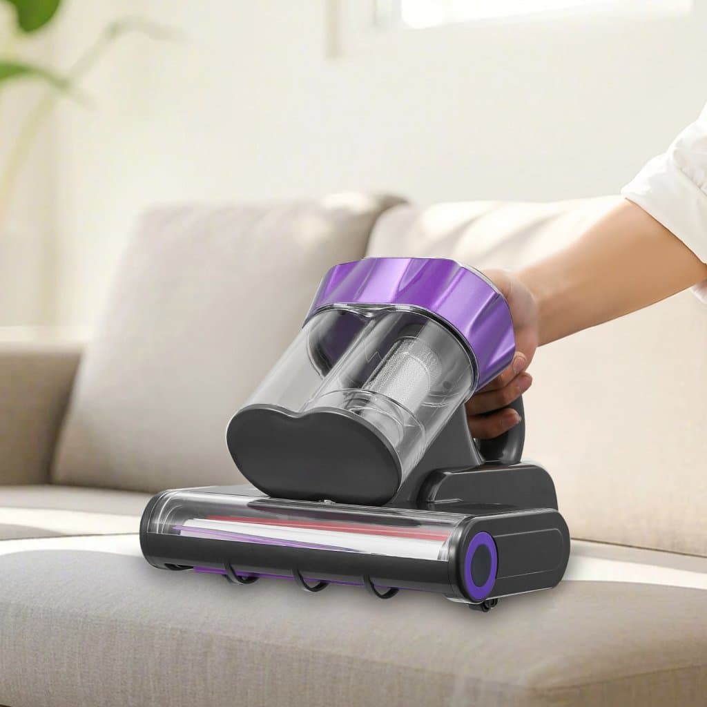Vysavač na matrace s vysokým sacím výkonem 18 kPa, HEPA filtr, 550 W, šedý