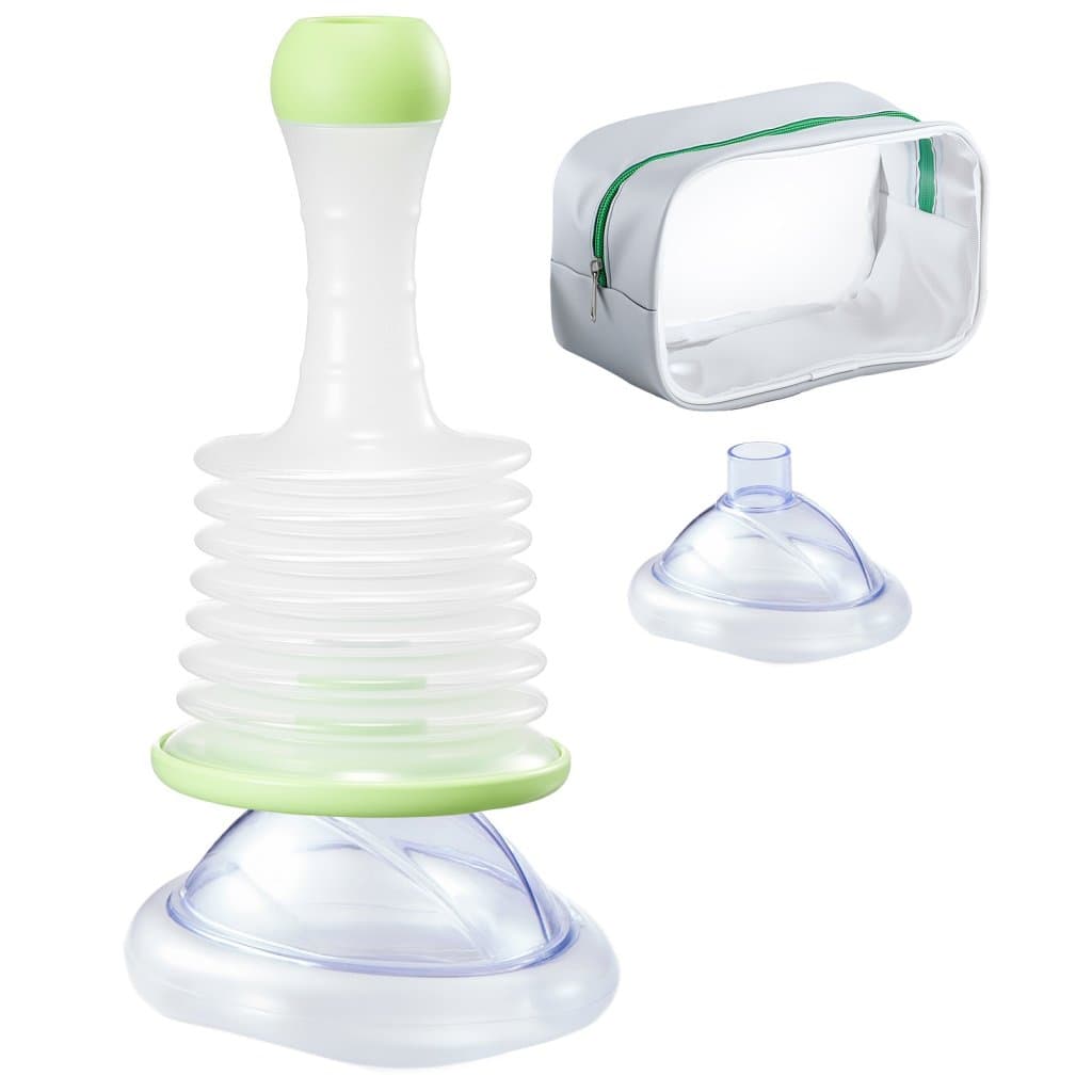 Pomůcka proti udušení, přenosná dýchací pomůcka/odsávač, 2 masky