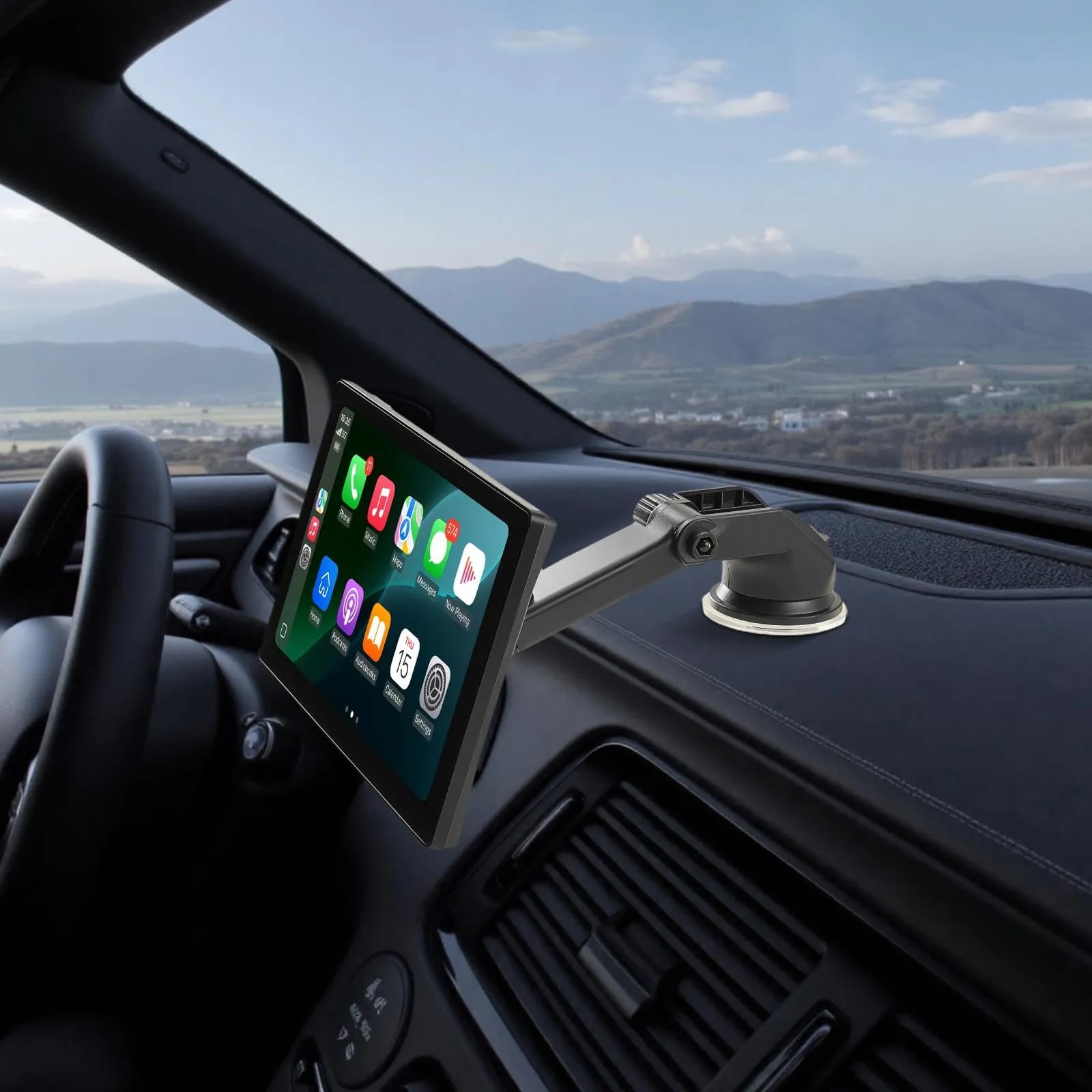 Autorádio s dotykovým displejem CarPlay 9 pro Apple a Android, couvací kamera