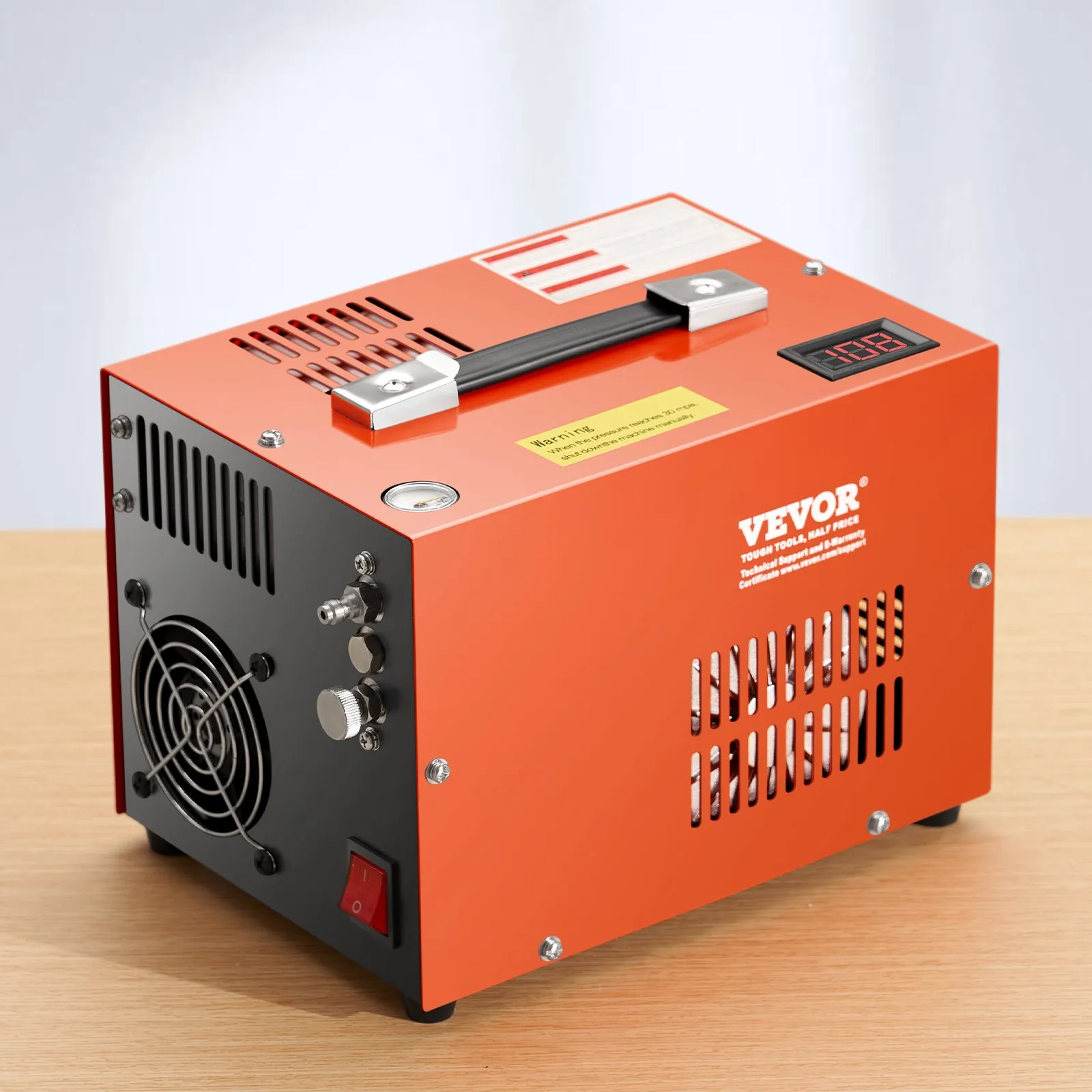 Kompresor vzduchu PCP 4500PSI kompresor pro PCP vzduchovky s vestavěným měničem