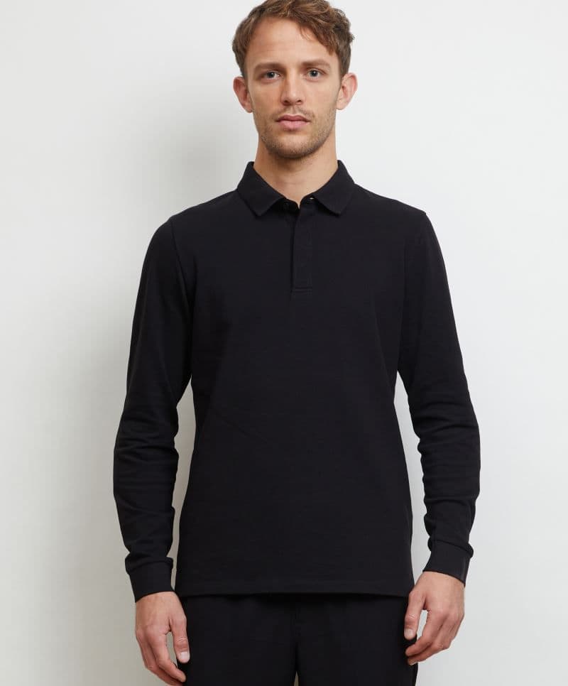 NEOBLU | Owen LSL Men - Pánské těžké piqué polo s dlouhým rukávem