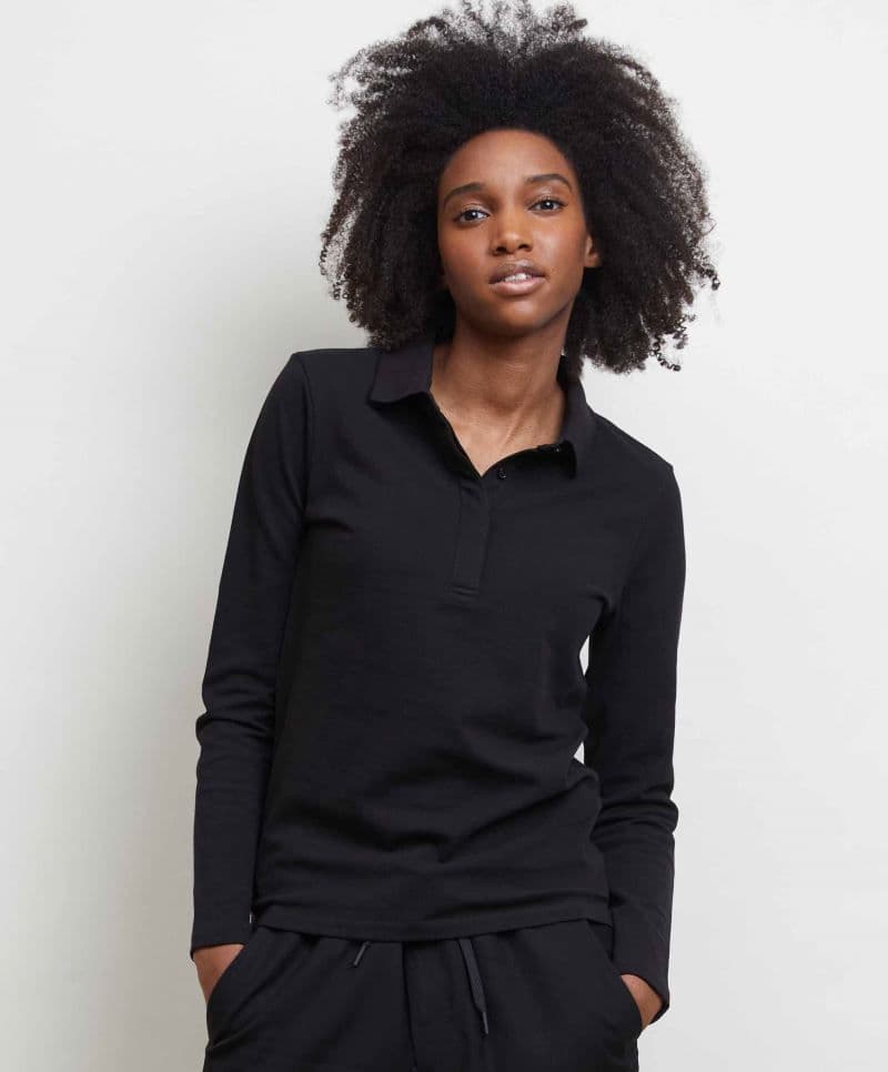 NEOBLU | Owen LSL Women - Dámské těžké piqué polo s dlouhým rukávem